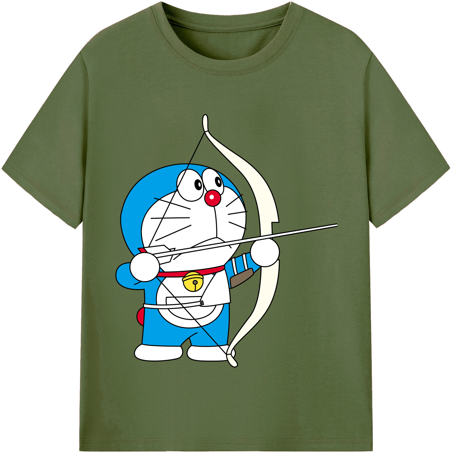 （画像用） ドラえもん Doraemon 綿100％半袖Tシャツ（フロントプリント）